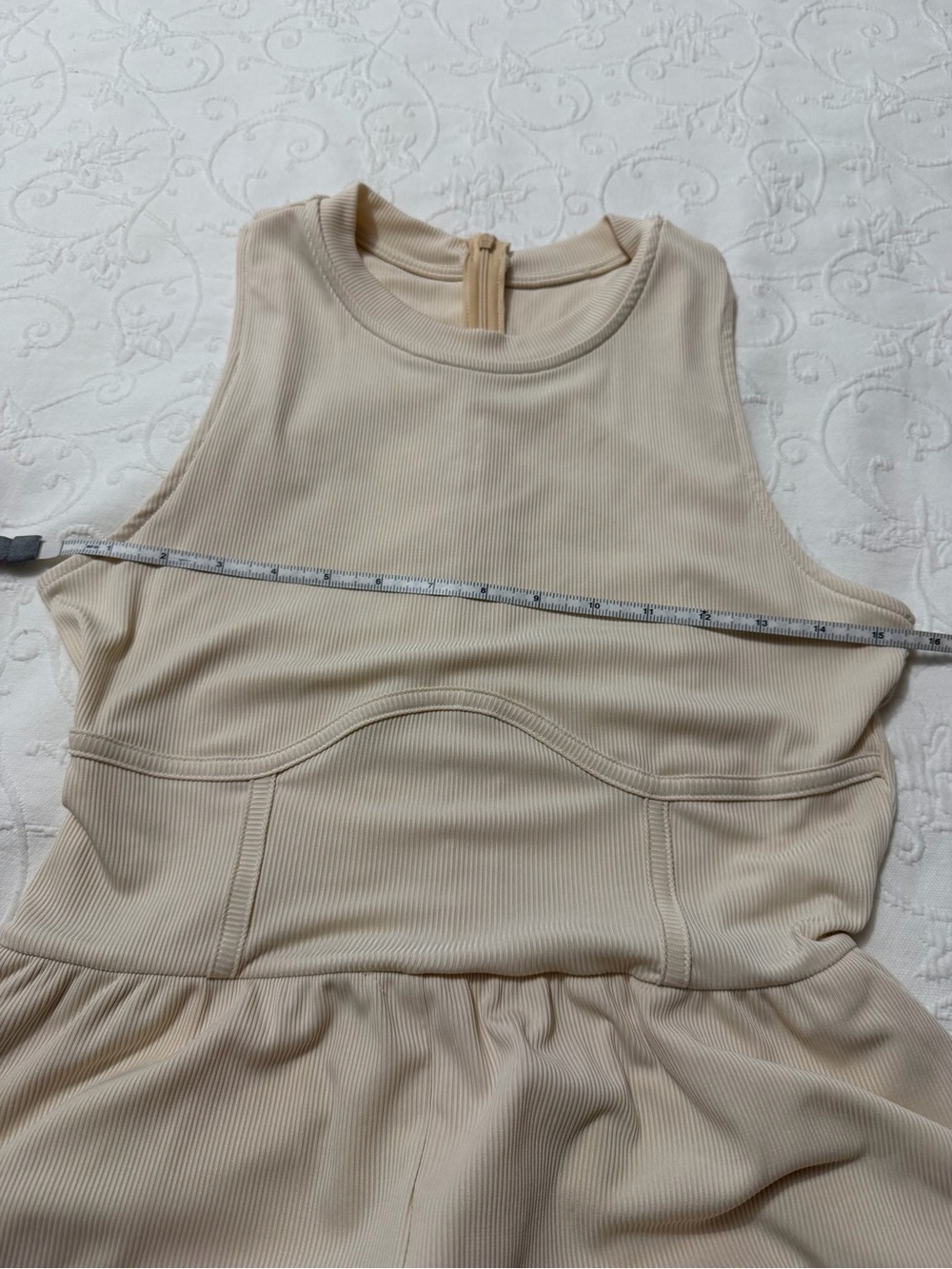 Cider Ivory Sleeveless Wide-Leg Jumpsuit - Picture 10 of 13